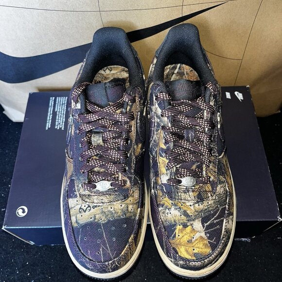 NEW Nike Air Force 1 \'07 Low Black Realtree Camo IH1221-900 Men\'s Size 8 main image 7